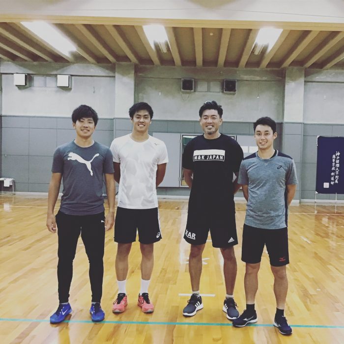 ヴィッセル神戸所属 宮選手・安井選手と合同トレーニングを実施