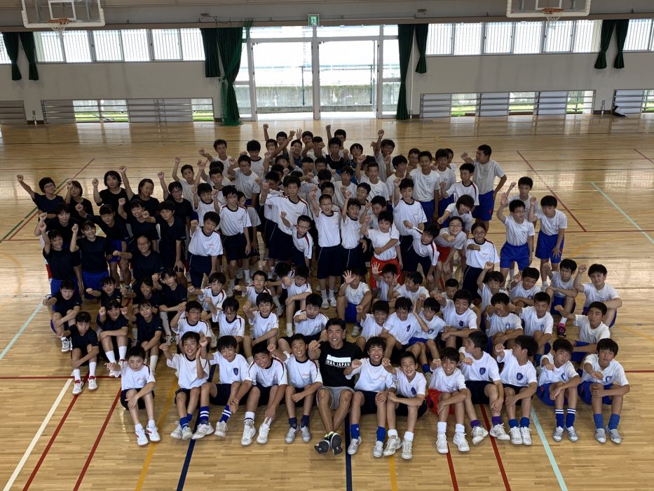 安室中学校運動部・リズムフィットトレーニング